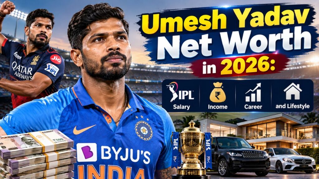 Umesh Yadav Net Worth in 2026: IPL Salary, Income, Career and Lifestyle